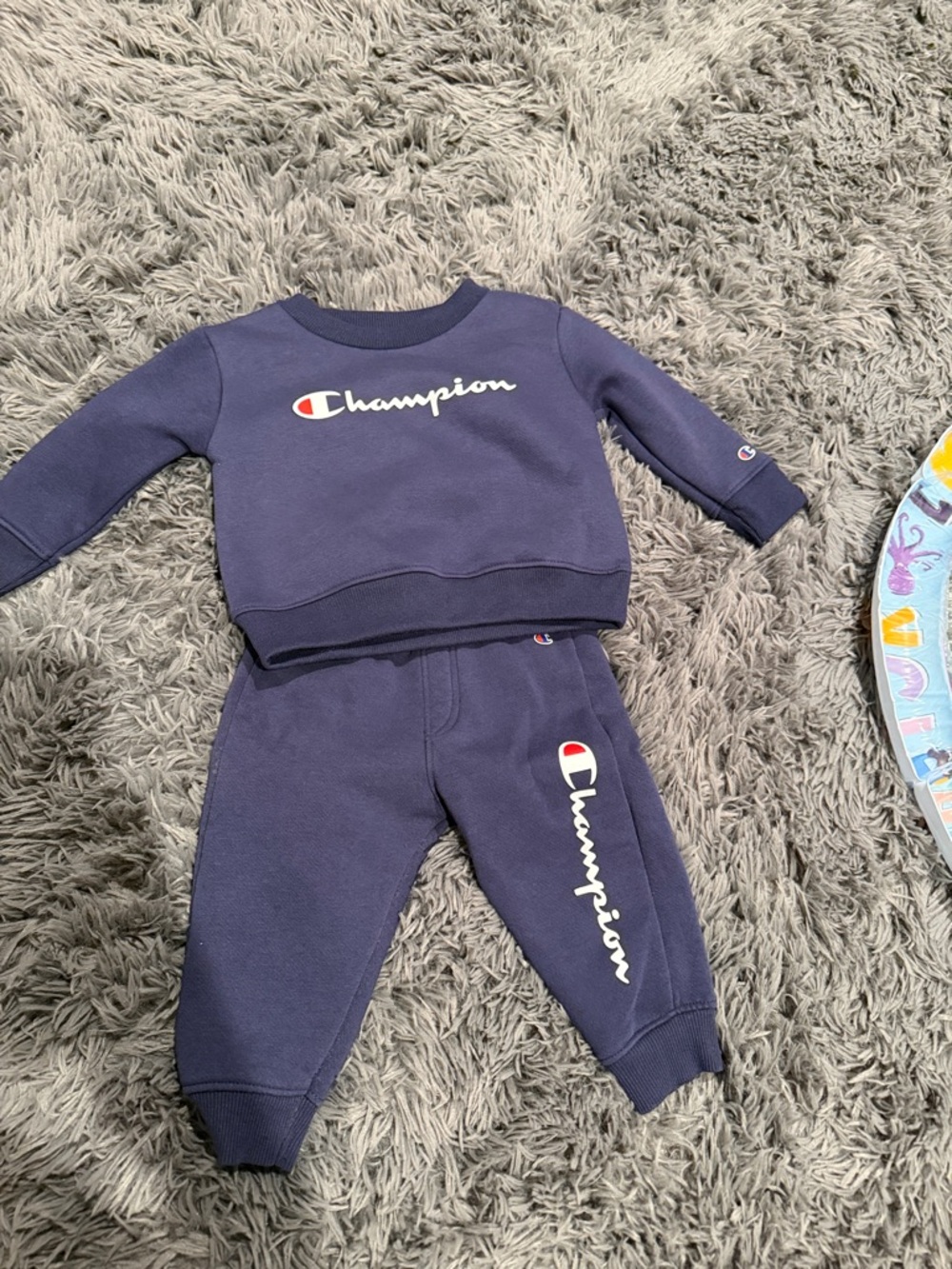Champion Navy Kids Sweatshirt & Joggers Set